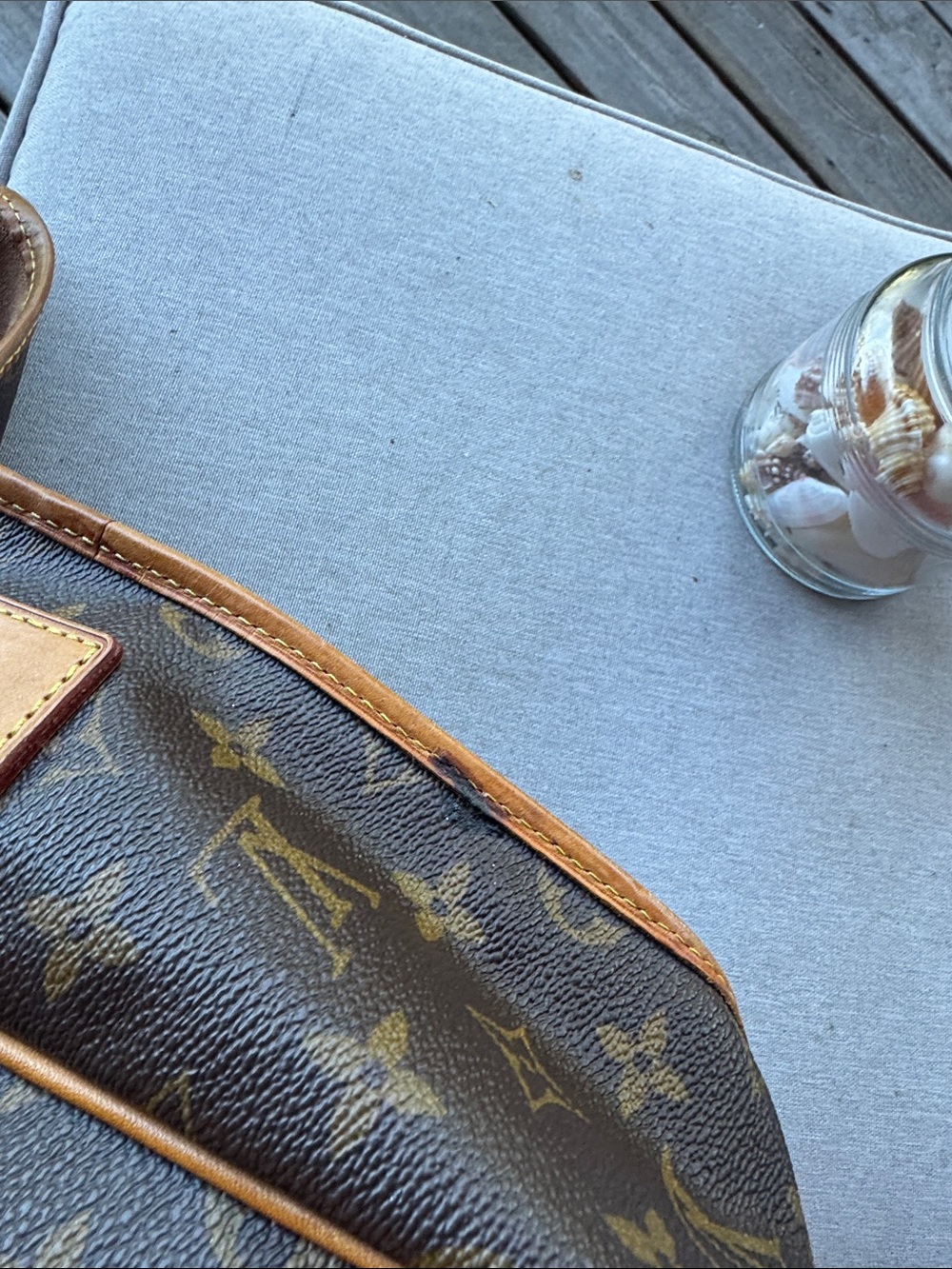 Louis Vuitton Brown Monogram Crossbody Messenger Bag - Picture 12 of 12